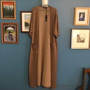 NWT Long Robe Cardigan